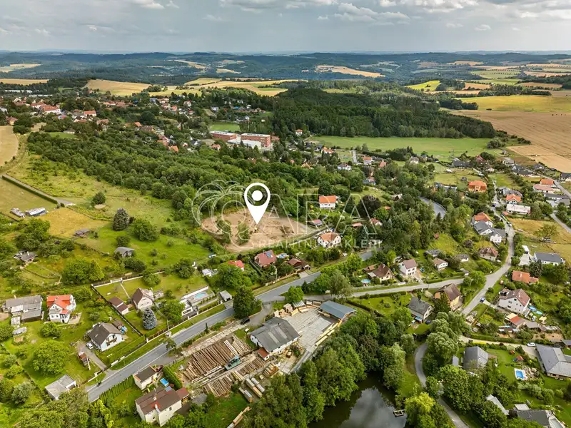 Prodej stavebního pozemku 1296 m², Ondřejov – náhled fotky 3