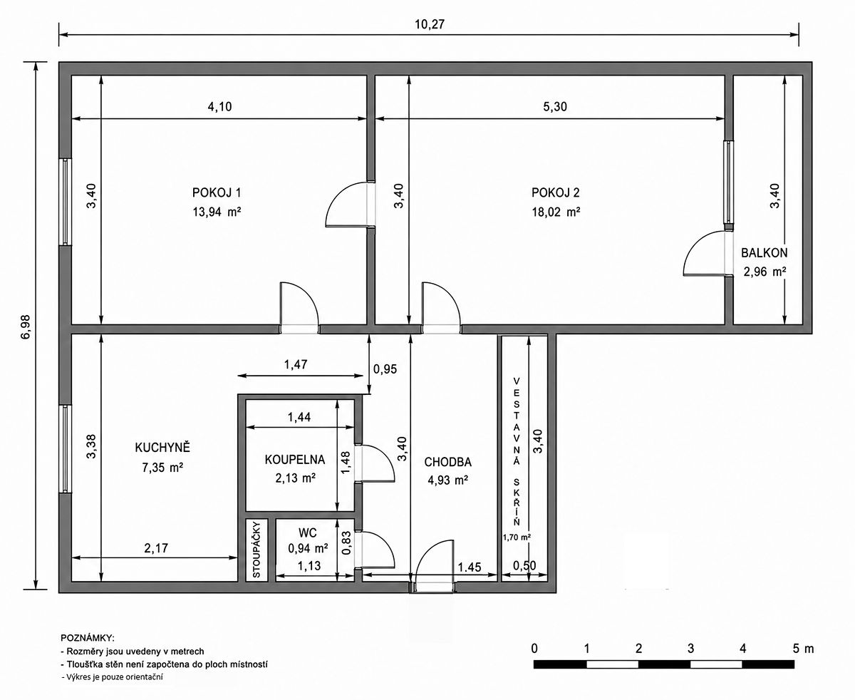 Prodej bytu 2+1 53 m² – fotografie 2
