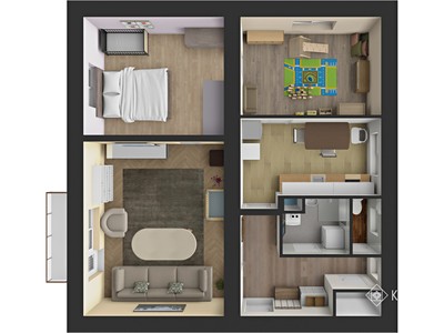 Prodej bytu 3+1 72 m²