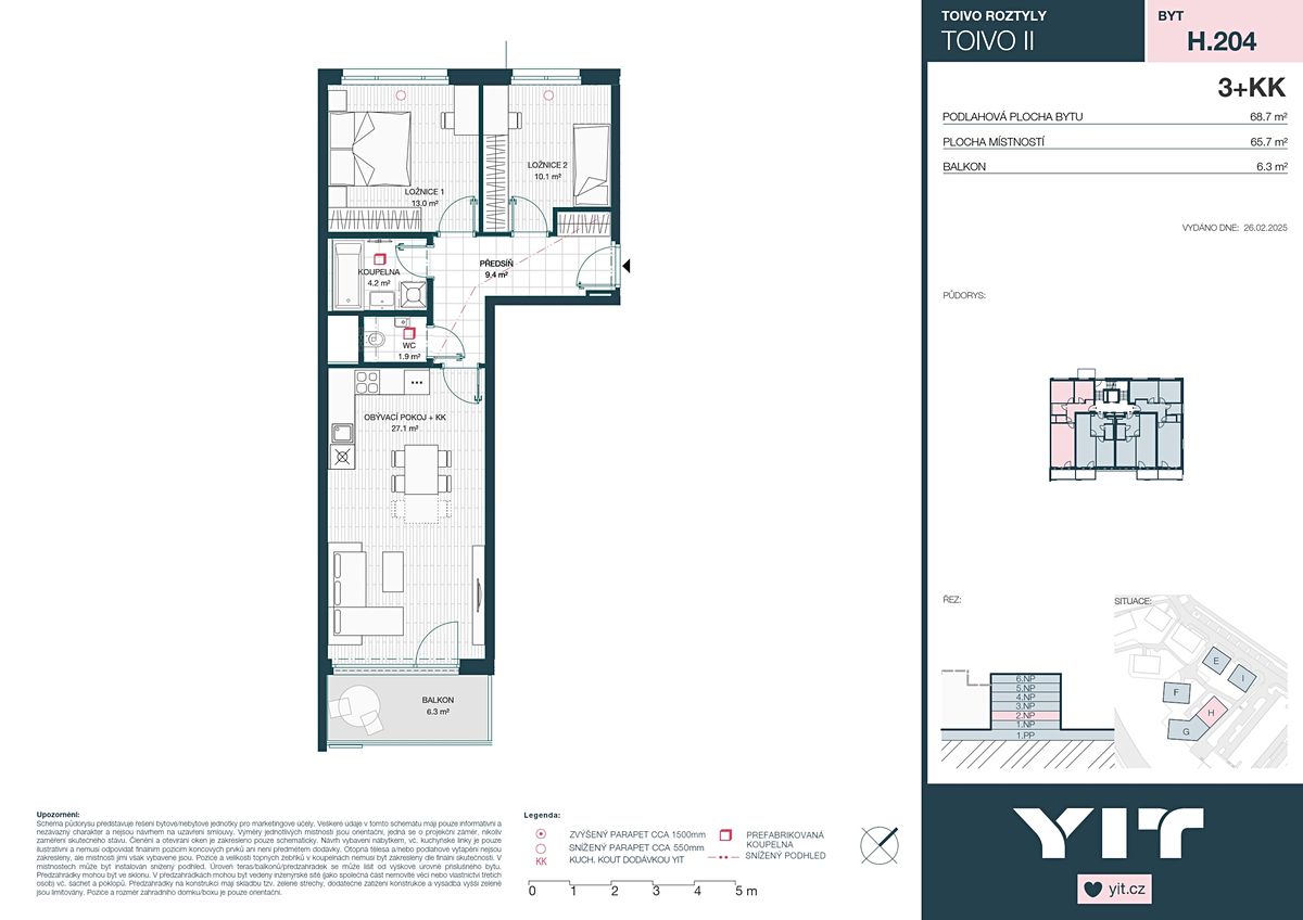 Prodej bytu 3+kk 66 m² – fotografie 2