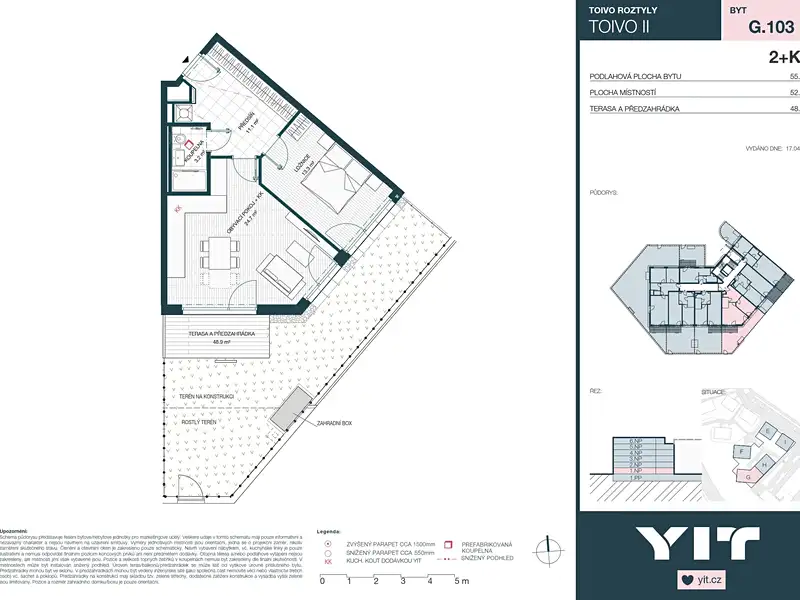 Prodej bytu 2+kk 52 m², Praha – náhled fotky 2