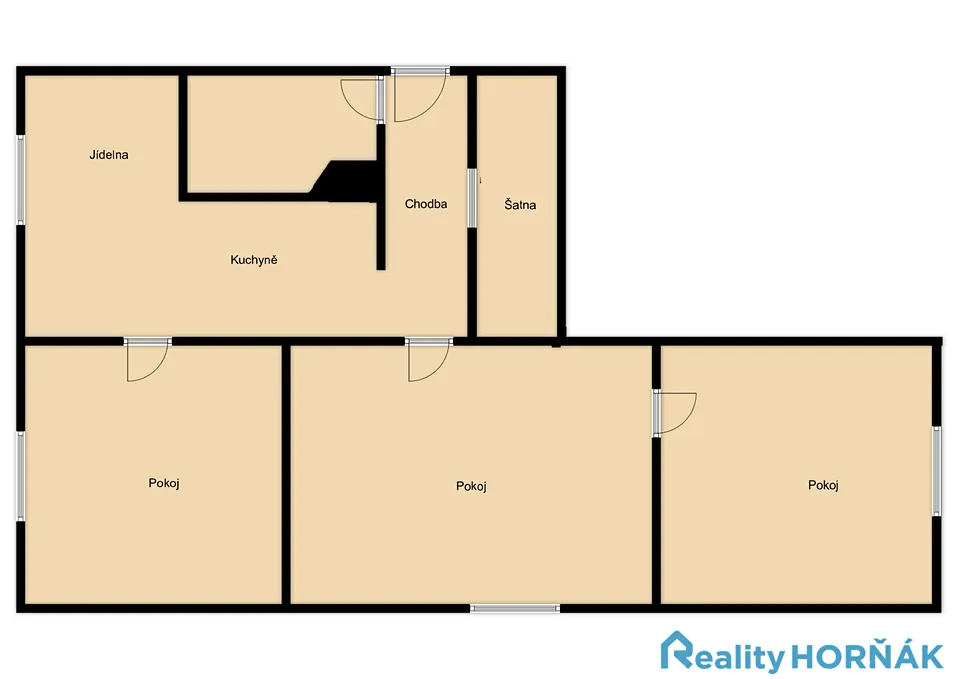 Prodej bytu 3+1 64 m² – pohled 3