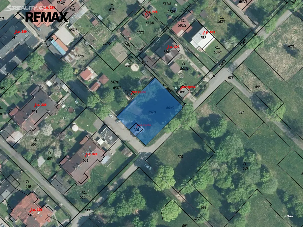 Prodej stavebního pozemku 803 m², Orlová
