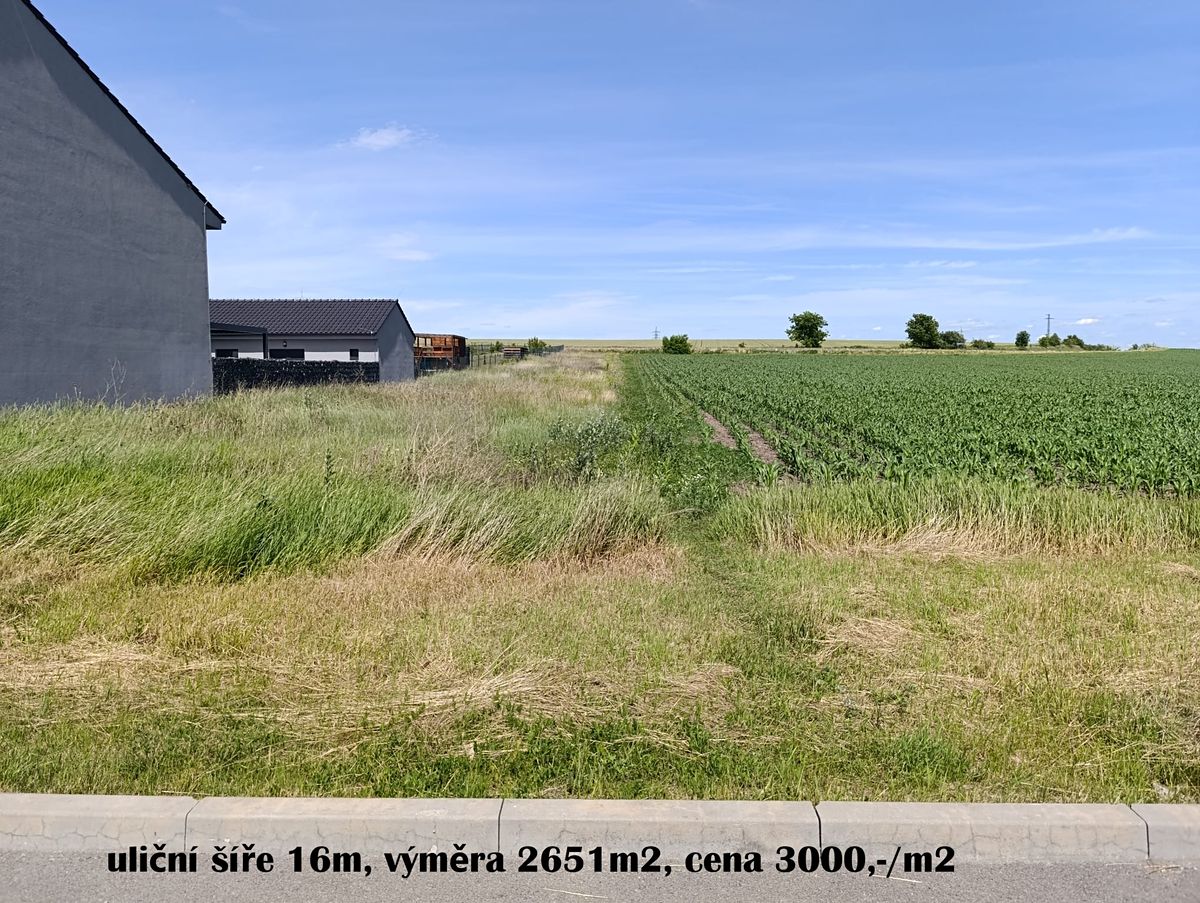 Prodej stavebního pozemku 2651 m²