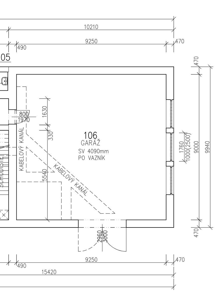Pronájem skladového prostoru 83 m²