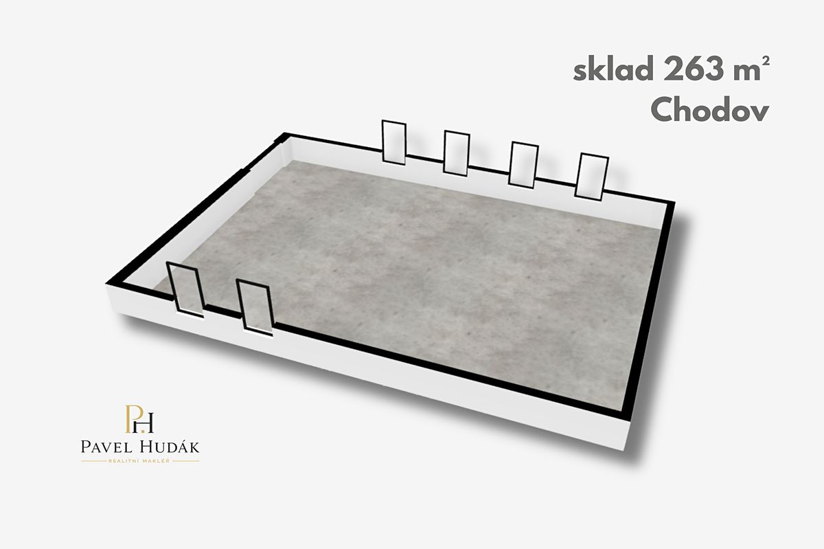 Pronájem skladového prostoru 263 m² – fotografie 2