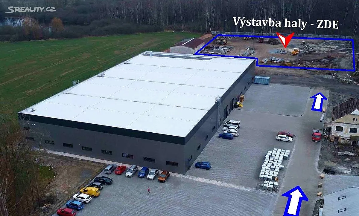 Pronájem skladového prostoru 3000 m² – pohled 3