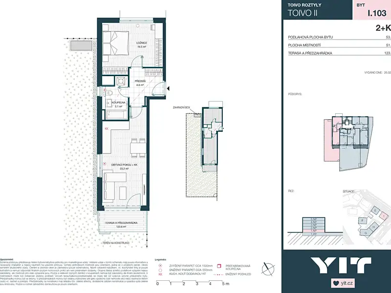 Prodej bytu 2+kk 51 m², Praha – náhled fotky 2
