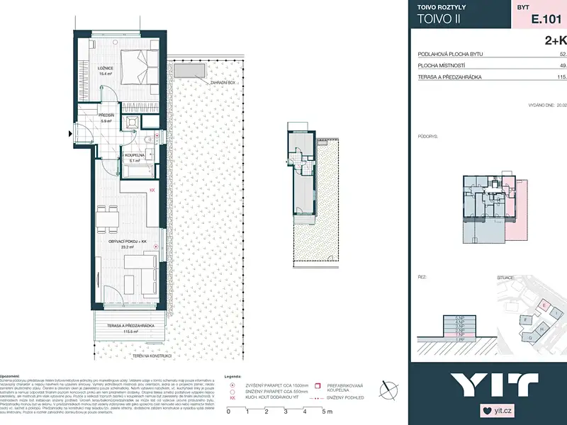Prodej bytu 2+kk 50 m², Praha – náhled fotky 2