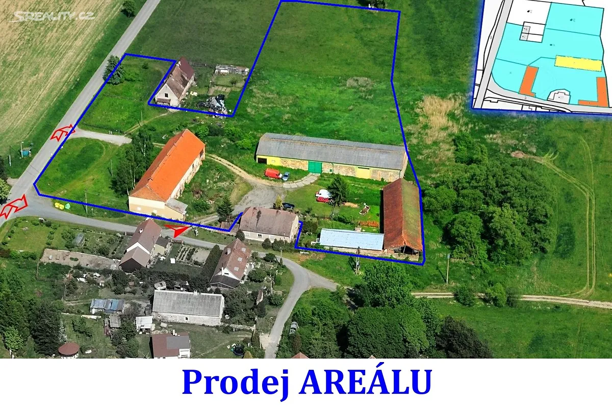 Prodej komerční nemovitosti 1530 m², Bonětičky