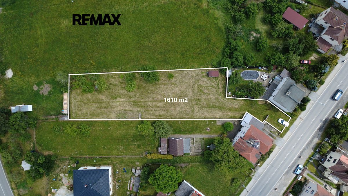 Prodej stavebního pozemku 1610 m² – fotografie 2