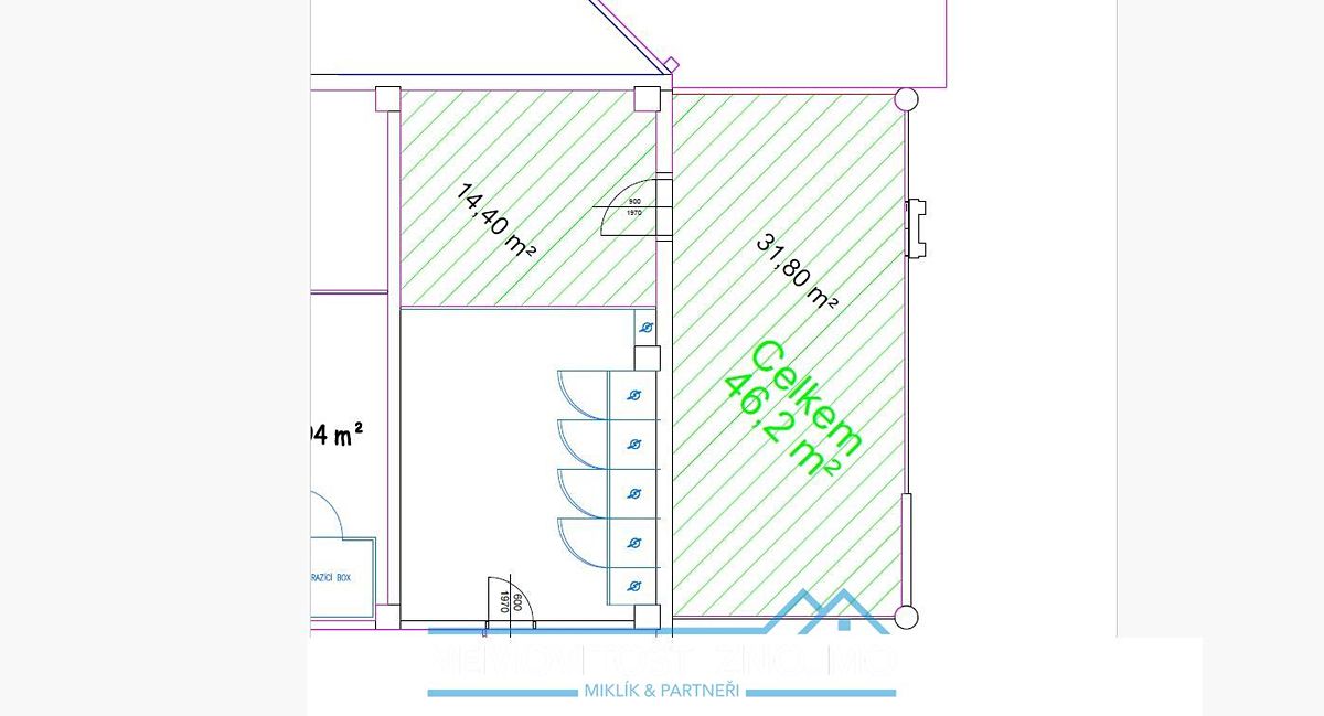 Pronájem obchodního prostoru 46 m² – fotografie 3
