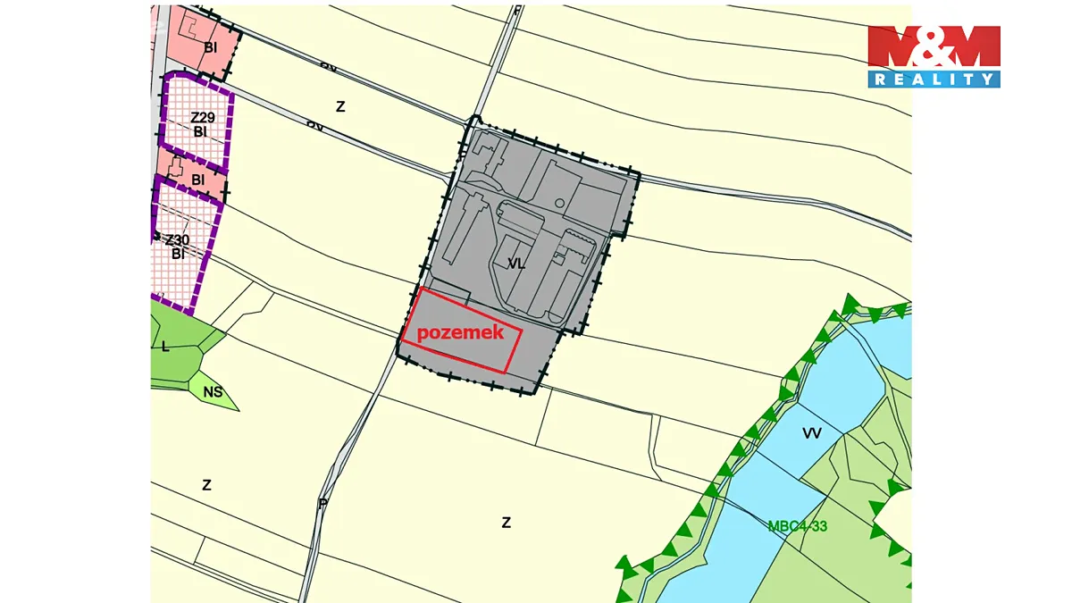 Pronájem komerčního pozemku 5517 m² – pohled 6