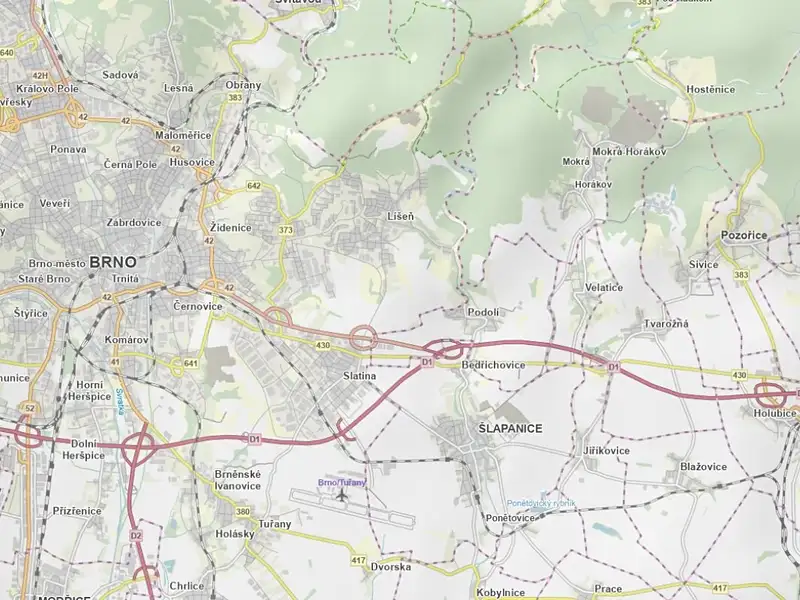Prodej pole 2872 m², Brno – náhled fotky 3