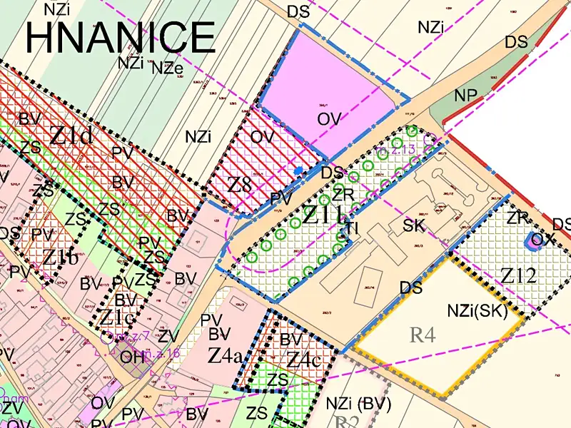 Prodej stavebního pozemku 1450 m², Hnanice – náhled fotky 1