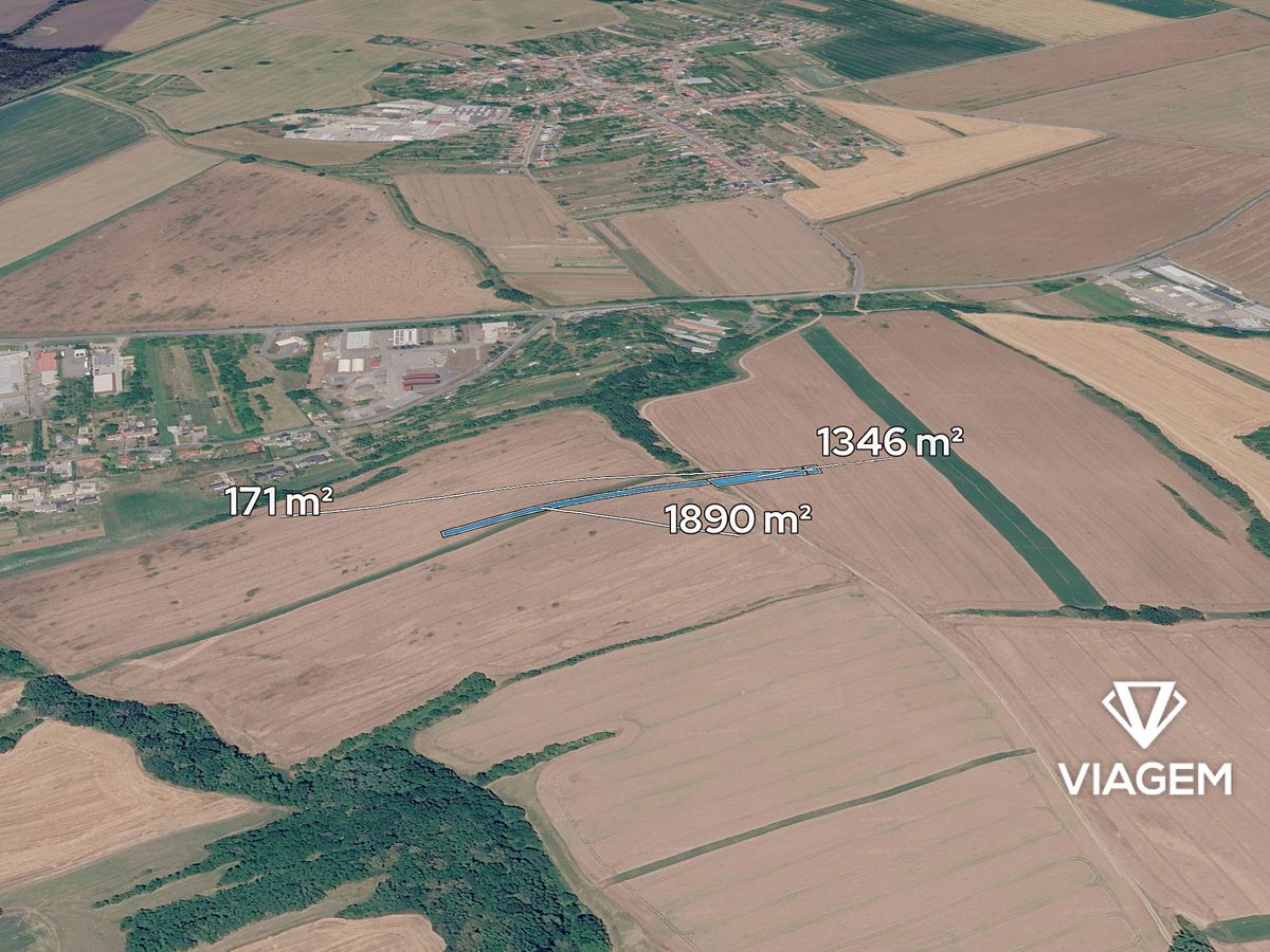 Prodej pole 3407 m²