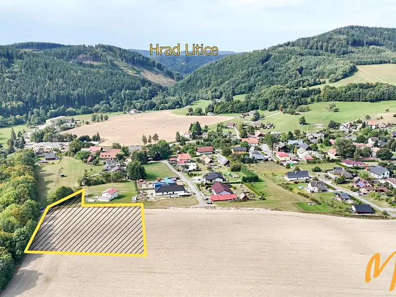 Prodej stavebního pozemku 3451 m², Záchlumí – náhled fotky 2