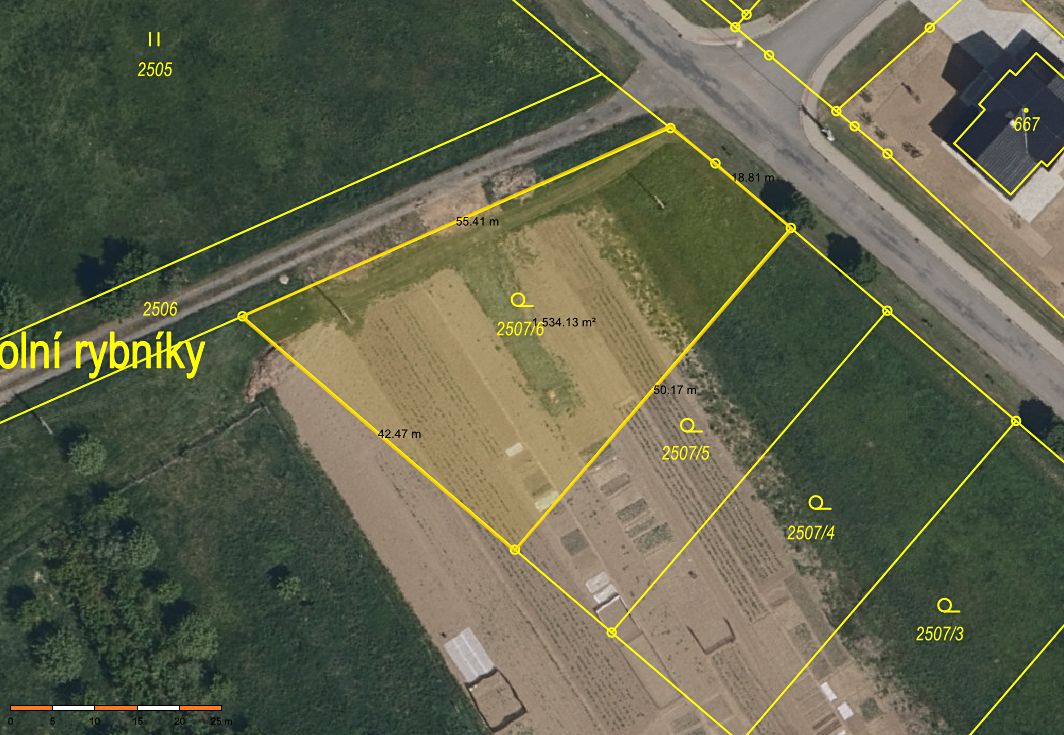 Prodej stavebního pozemku 1516 m² – fotografie 2