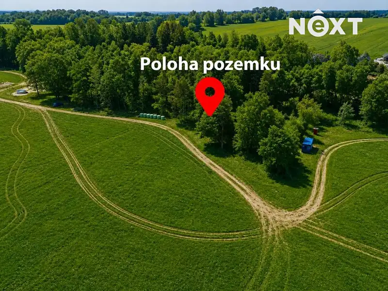 Prodej stavebního pozemku 3191 m², Nové Hrady – náhled fotky 2