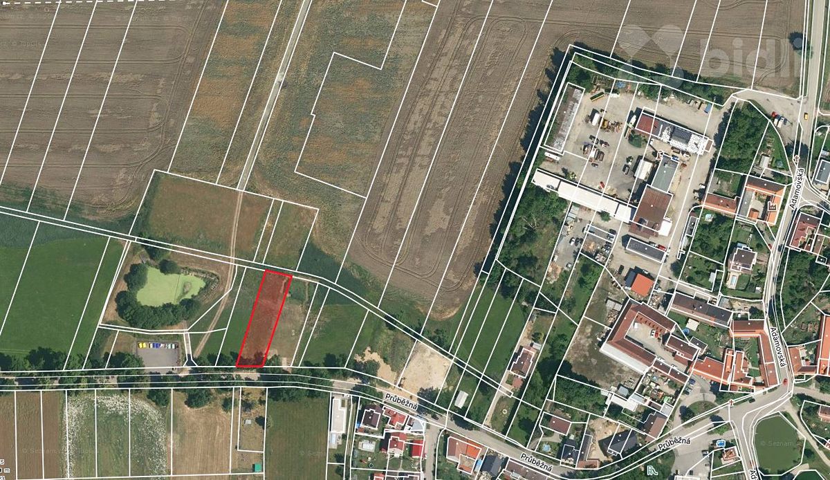 Prodej stavebního pozemku 1170 m², Hůry – fotka 1 z 3