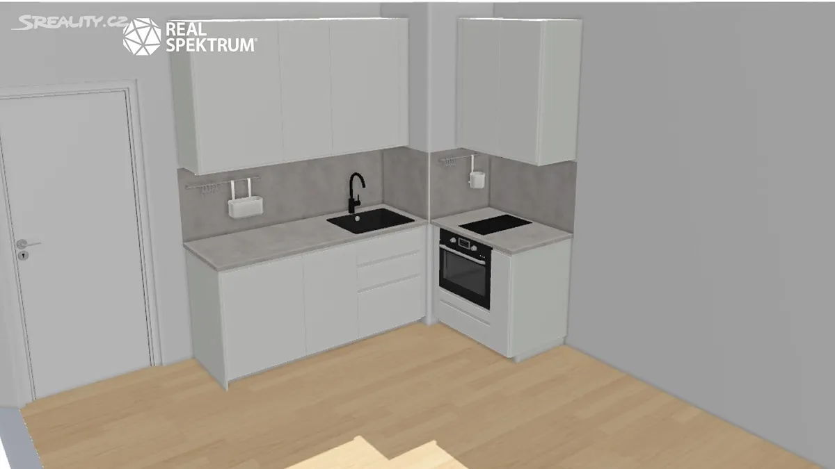 Pronájem bytu 1+kk 31 m² – pohled 3