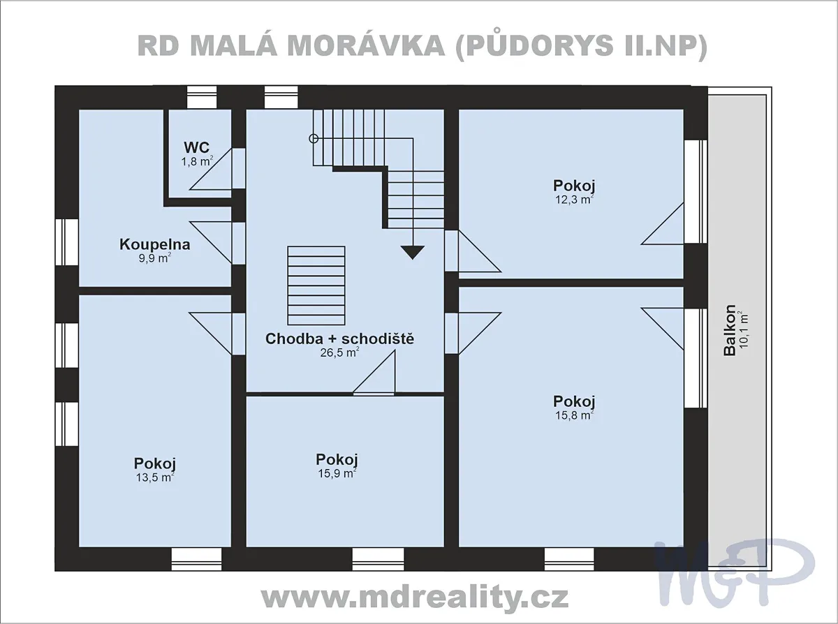 Prodej rodinného domu 220 m², pozemek 2343 m² – pohled 6