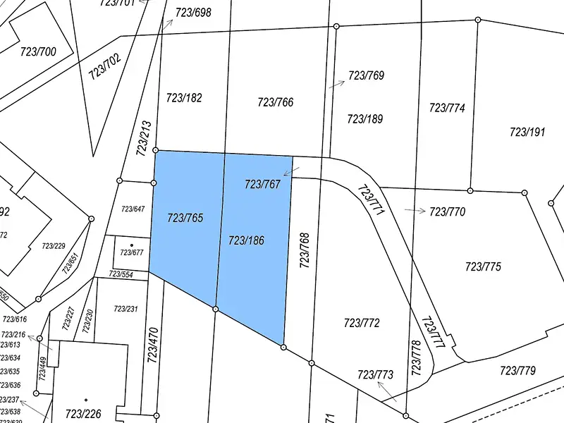 Prodej stavebního pozemku 759 m², Včelná – náhled fotky 3