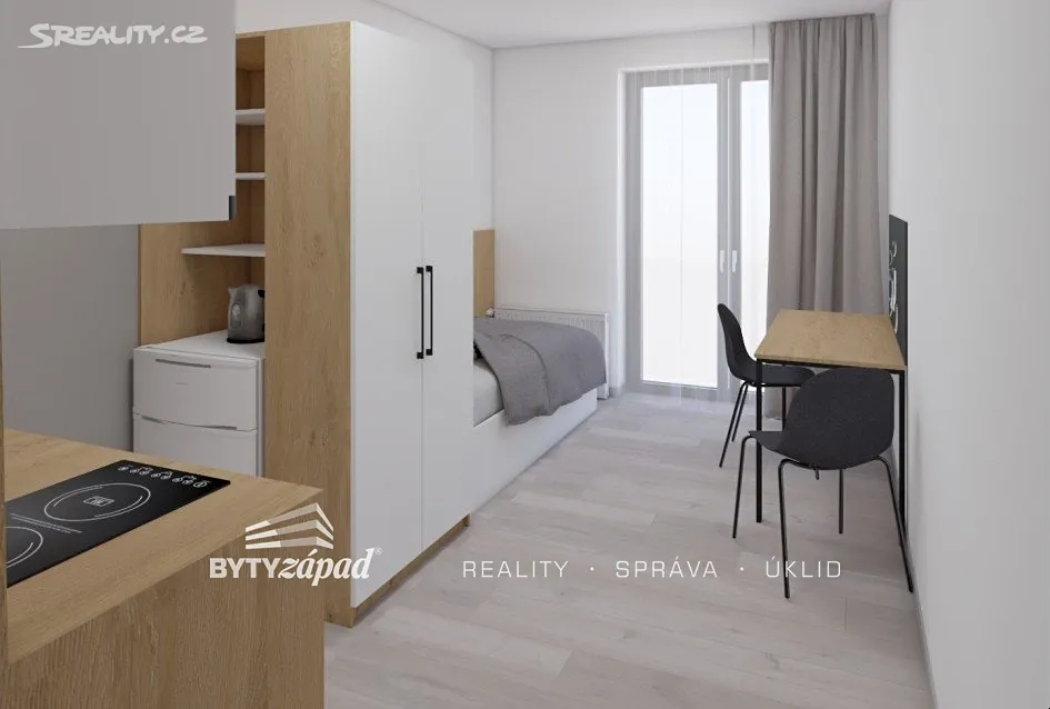 Pronájem bytu 1+kk 21 m² - Widok 2