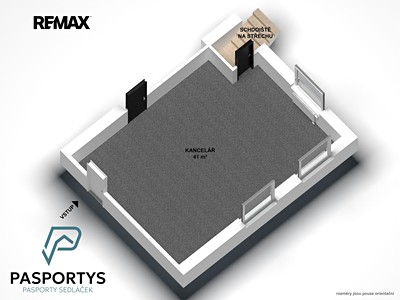 Pronájem kanceláře 41 m²