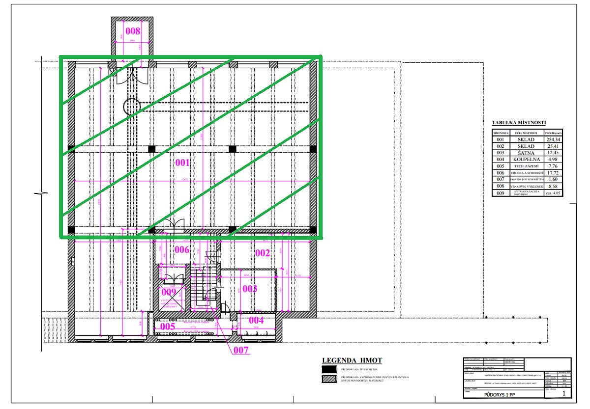 Pronájem výrobní haly, prostoru 254 m² – fotografie 2