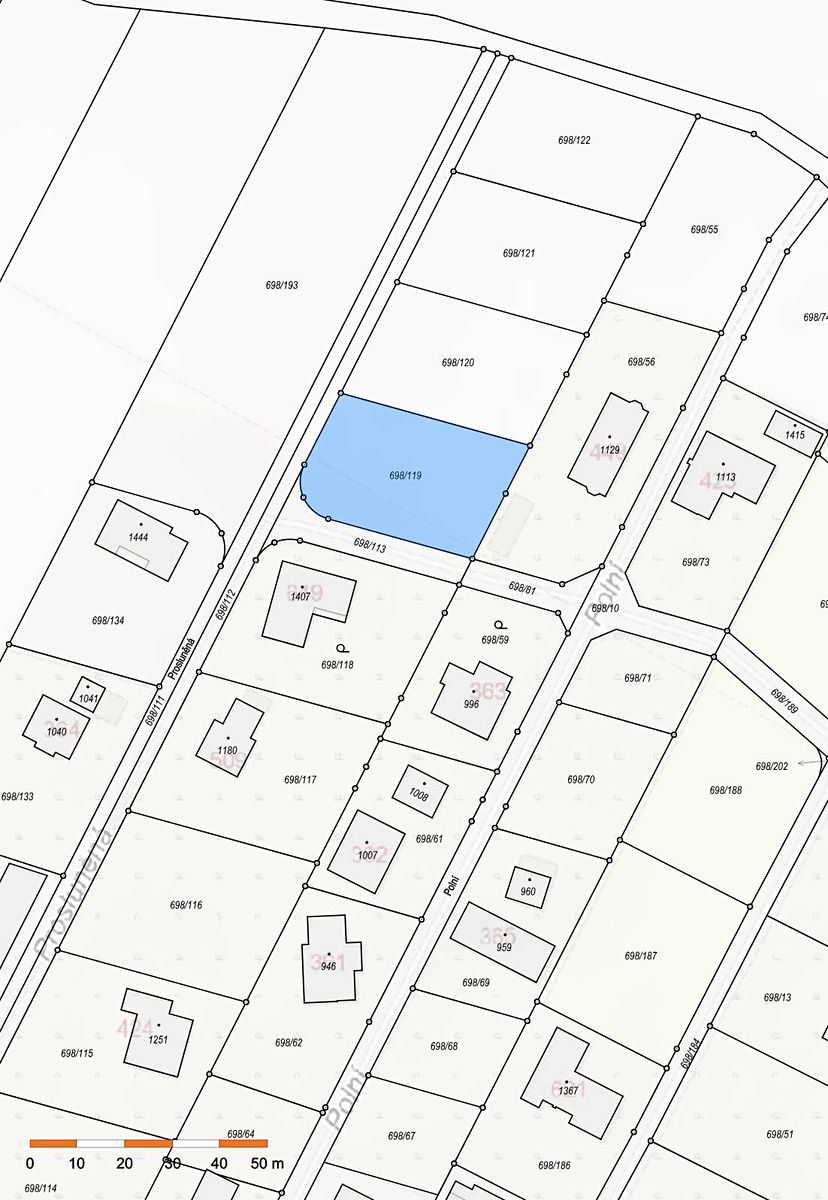 Prodej stavebního pozemku 1052 m² – fotografie 2