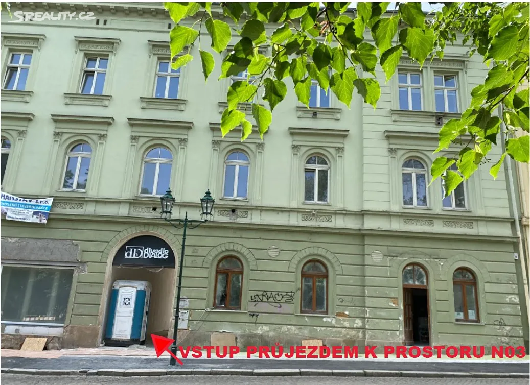 Pronájem obchodního prostoru 89 m², Smetanovy sady