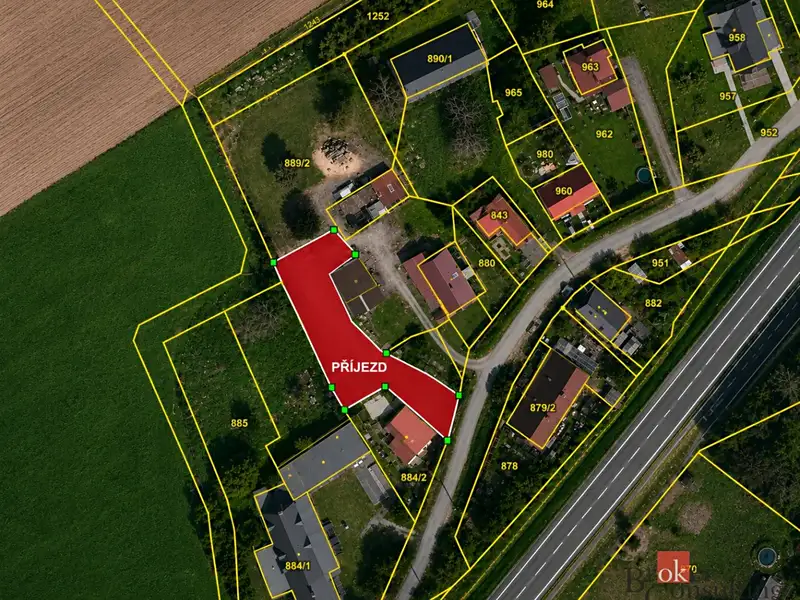 Prodej stavebního pozemku 1479 m², Zátor – náhled fotky 3