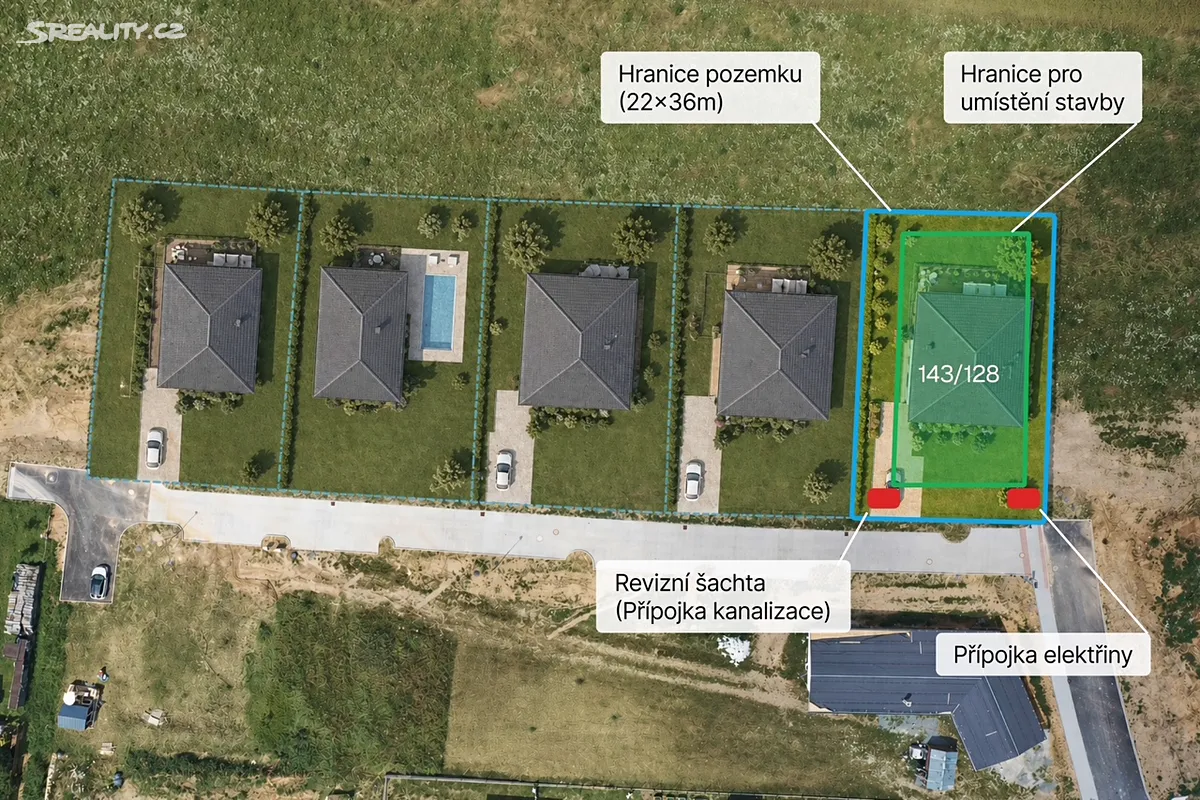 Prodej stavebního pozemku 810 m² - Widok 5