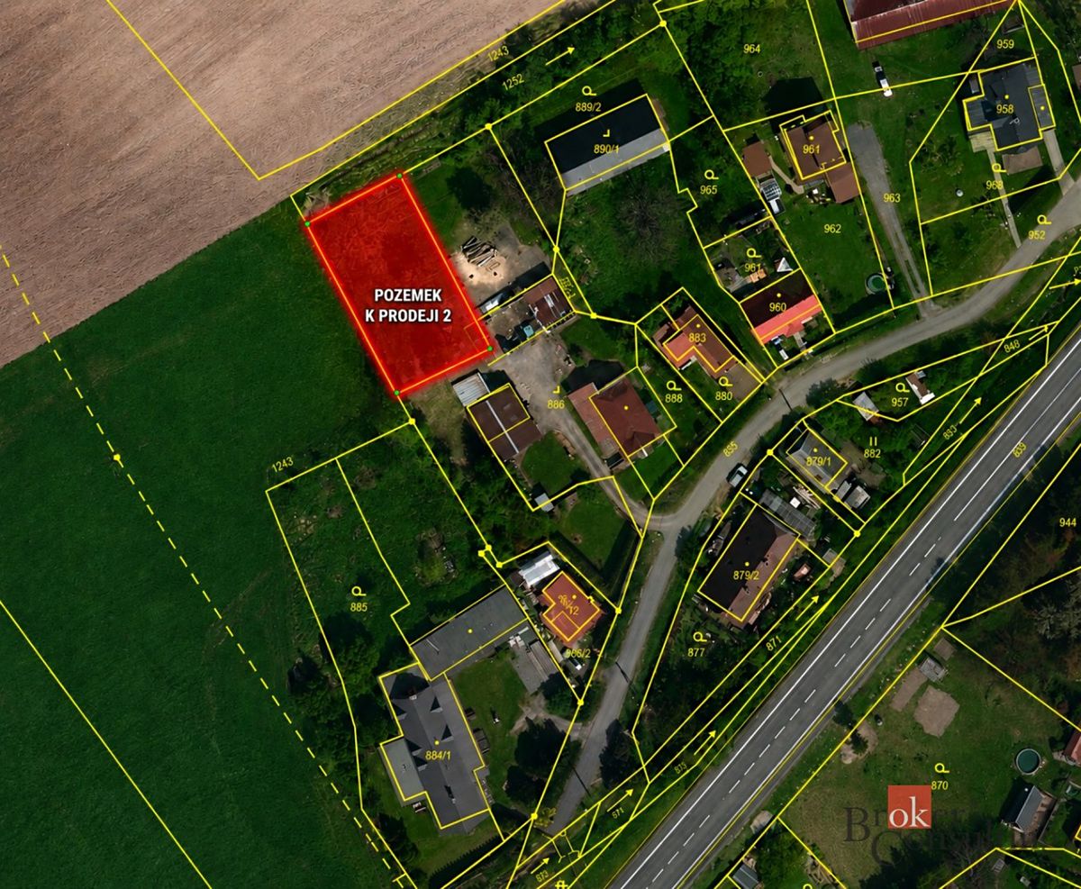 Prodej stavebního pozemku 1479 m²
