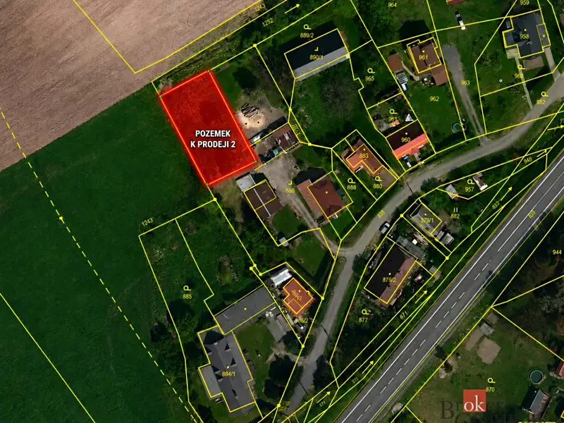 Prodej stavebního pozemku 1479 m², Zátor – náhled fotky 1