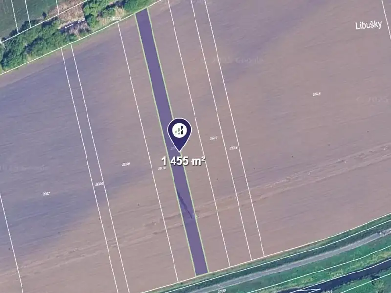 Prodej pole 1455 m², Měnín – náhled fotky 1