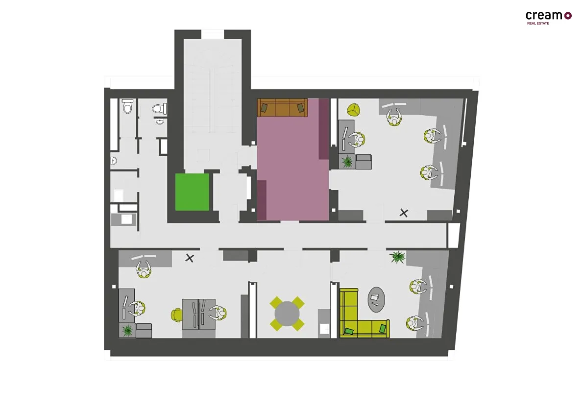 Pronájem kanceláře 21 m² - Widok 6