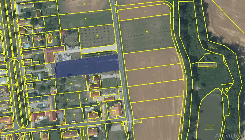 Pronájem stavebního pozemku 3546 m², Uničov – náhled fotky 2