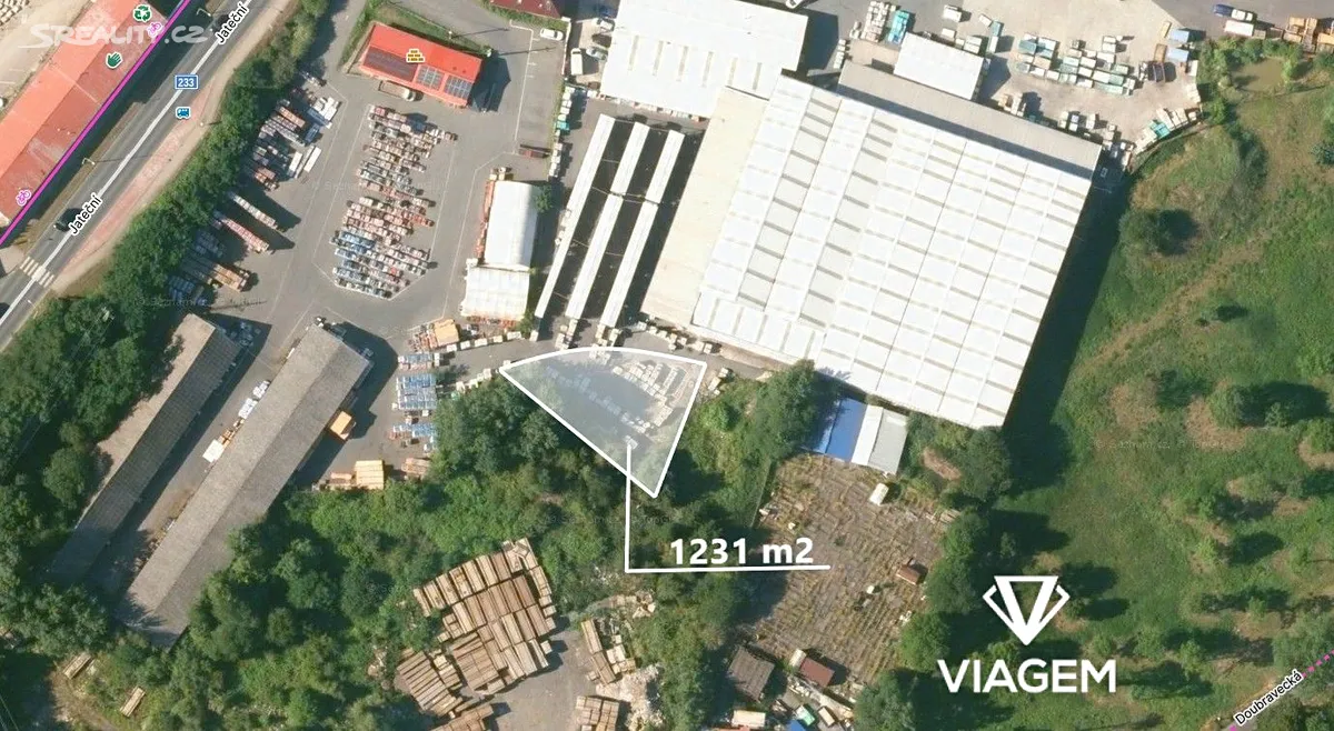 Prodej pole 1231 m², Plzeň