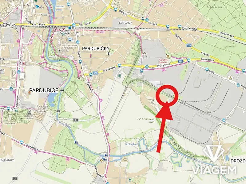 Prodej pole 788 m², Pardubice – náhled fotky 3