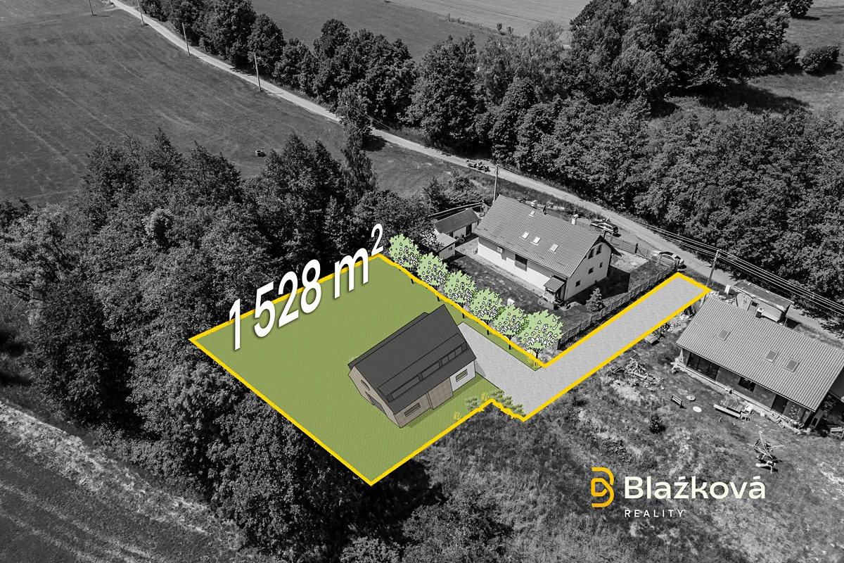 Prodej stavebního pozemku 1528 m²