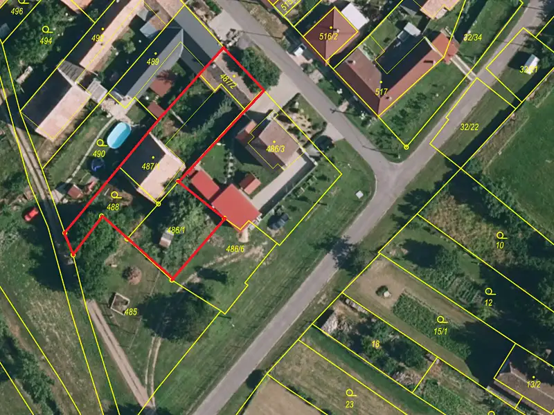 Prodej stavebního pozemku 1092 m², Slup – náhled fotky 2