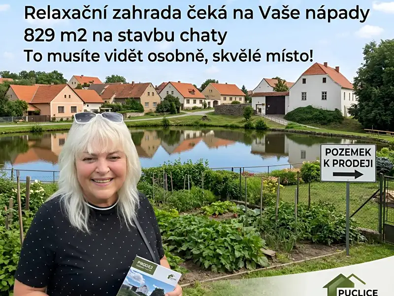 Prodej zahrady 829 m², Puclice – náhled fotky 1