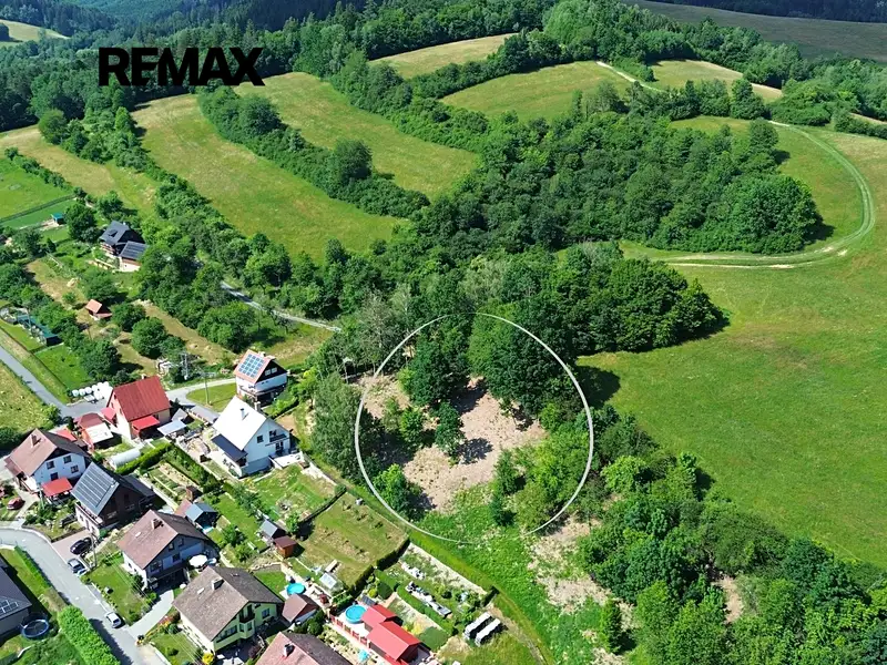 Prodej stavebního pozemku 1781 m², Hošťálková – náhled fotky 2