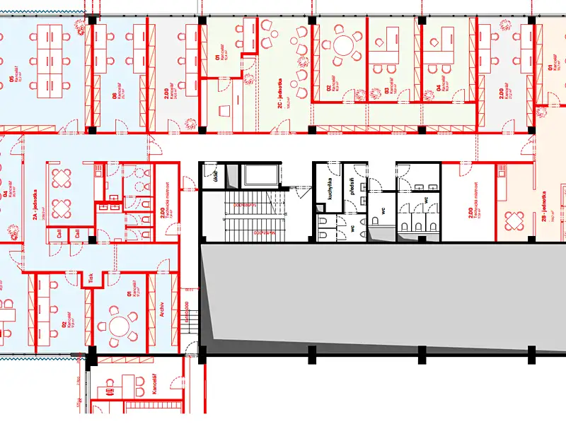 Pronájem kanceláře 300 m², Brno – náhled fotky 3