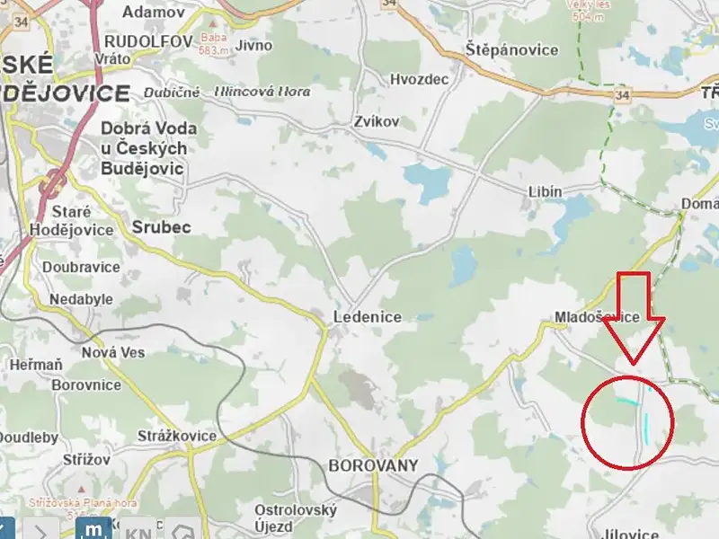 Prodej lesa 18959 m², Jílovice – náhled fotky 1