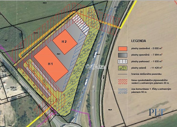 Prodej komerčního pozemku 26215 m², Bílý Kostel nad Nisou – fotka 1 z 3