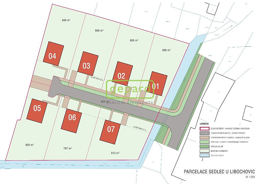 Prodej stavebního pozemku 6937 m² – fotografie 3