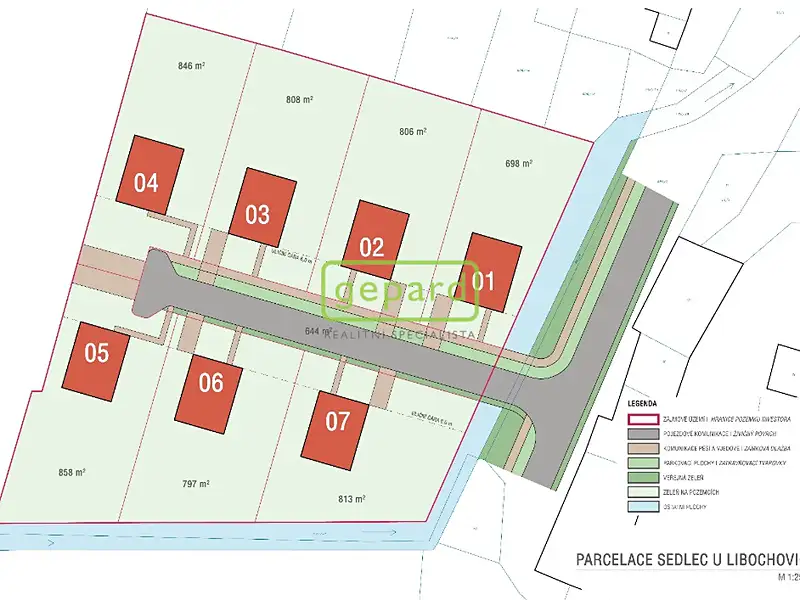 Prodej stavebního pozemku 6937 m², Sedlec – náhled fotky 3